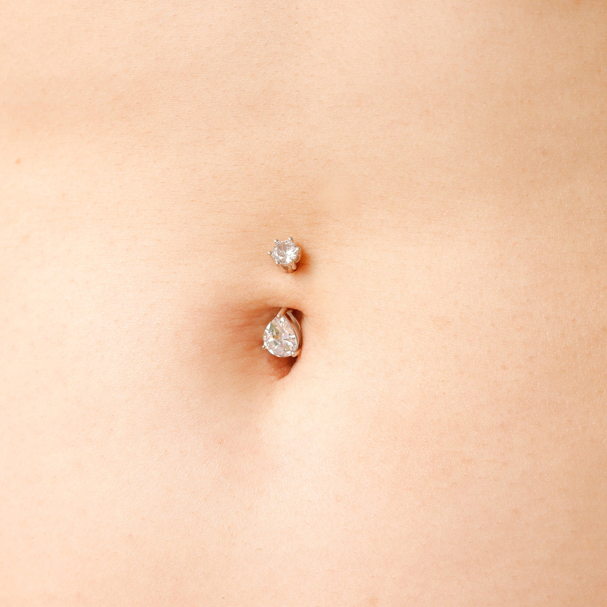 Amazon.com: Dainty Belly Button Ring 20 Gauge White Opal - 14k Gold Filled  Belly Hoop Piercing - Belly Jewelry For Women Men - Handmade Body Jewelry :  Handmade Products